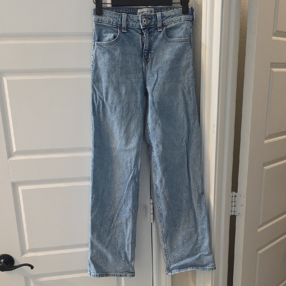 Abercrombie Kids Light Blue Straight Leg Jeans